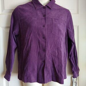 Sarah Bentley clothing long sleeve stretch button up size L